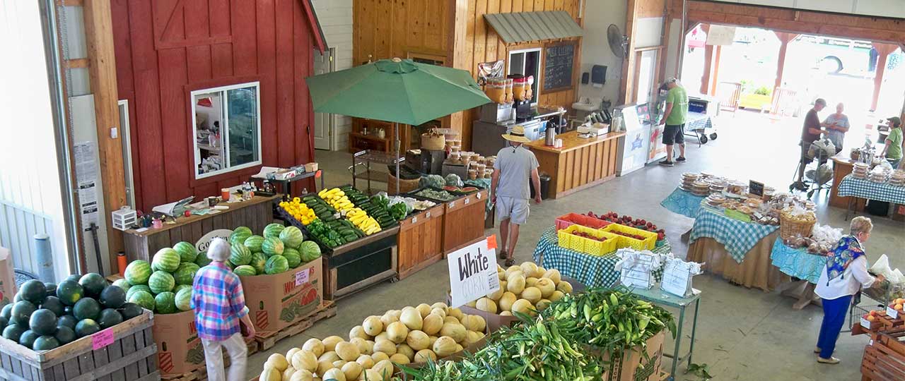 Farm fresh and local produce at Godfrey's Farm Market in Sudlersville, MD